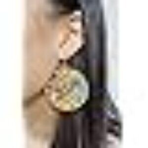 Flower Closonnie Style Earrings for Women Boho Retro Circle Disc Y2K